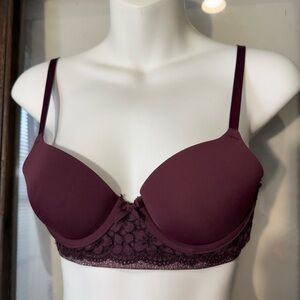 Aerie Rich Burgundy Lace Bra